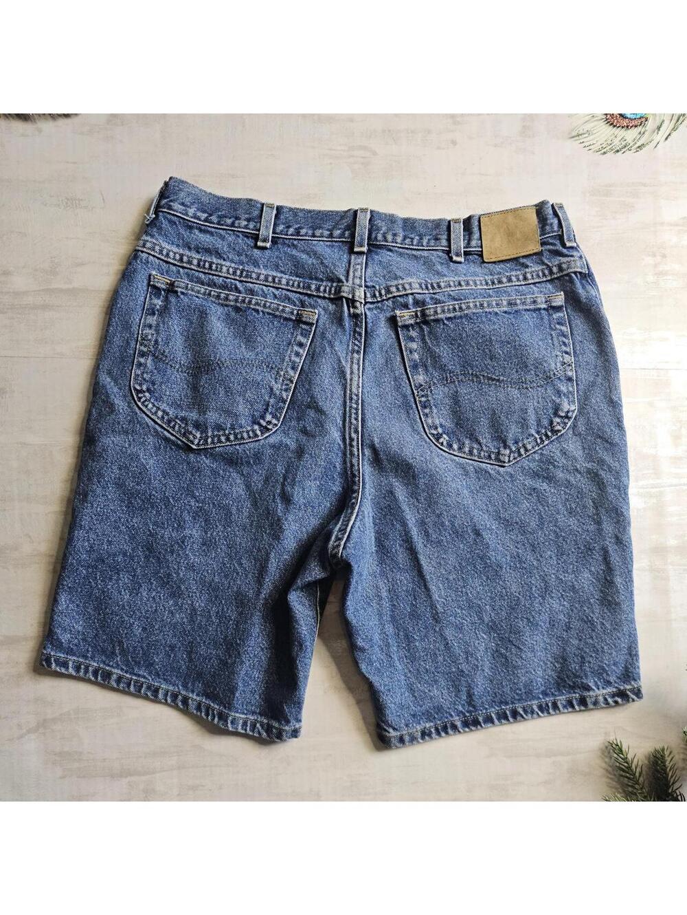 vintage blue denim jorts, Size 36